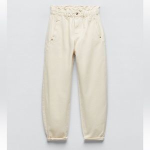 (NWT) ZARA Baggy Paperbag Jeans - Z1975